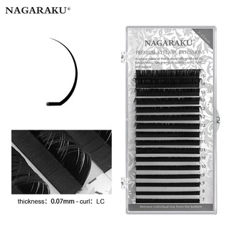 NAGARAKU Mix Eyelashes Make up Individual Eyelash extension 16rows/case 7~15 Cilios High Quality Natural Mink