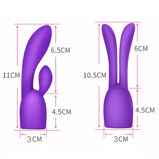smiles vibrador manga masajeador cubierta conejo oreja diseño de silicona G Spot vibración sombrero para pareja (5)