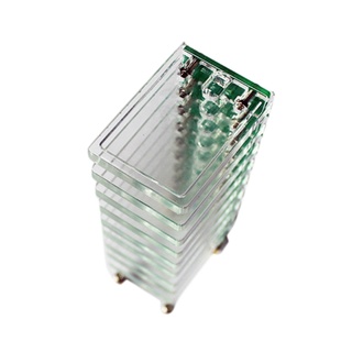 listo stock vu medidor de 10 niveles de luz de columna led electrónico de cristal control de sonido (2)