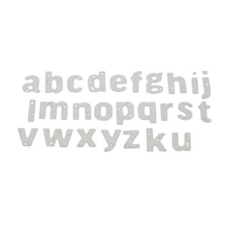 Minúsculas letras del alfabeto troqueles de corte de Metal plantilla DIY Scrapbooking álbum sello tarjeta de papel grabado decoración artesanal