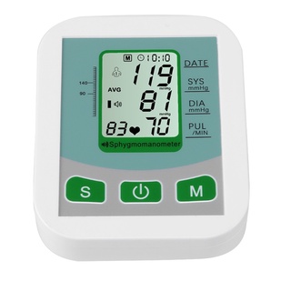 One) brazo Monitor de presión arterial enfermera dispositivo de presión arterial esfigmomanómetro Mini medidor de presión arterial tonómetro (5)
