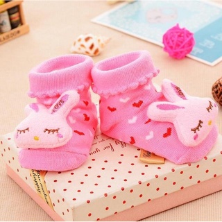 [1 pares Pack/bebé recién nacido niñas y niños calcetines altos de rodilla] [calcetines cortos de algodón Unisex] (4)