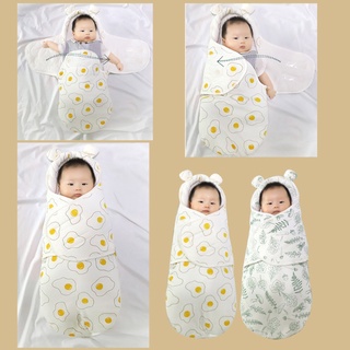 gaea* Newborn Pure Cotton Hooded Blanket Warm Soft Swaddle Sleeping Bag Stroller Wrap Sleepsack