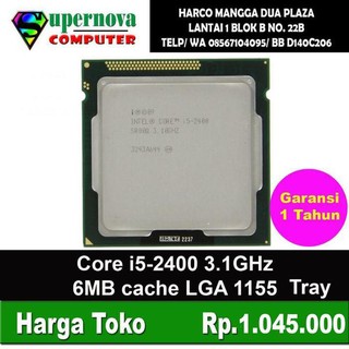 Bandeja intel Core i5-2400 3.1GHz LGA 1155