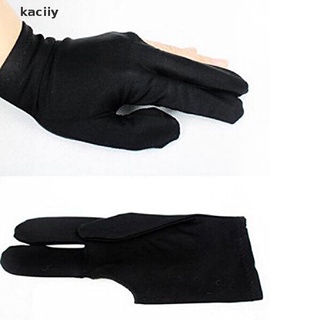 kaciiy - guantes de billar profesionales de 3 dedos de nailon para billar, tiradores, guantes de billar mx