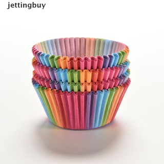 [Jettingbuy] 100 piezas de colores de papel arcoíris para tartas, magdalenas, magdalenas, tartas, tartas, tartas, magdalenas, tartas, tarta