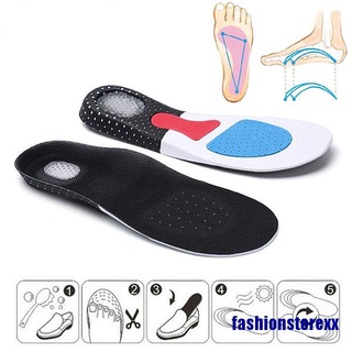 plantillas de gel ortopédico para correr/soporte deportivo/soporte para deporte/colchón para insertar zapato