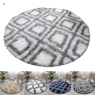 alfombra redonda simple suave cómoda manta absorbente antideslizante alfombrilla para el hogar sala de estar dormitorio