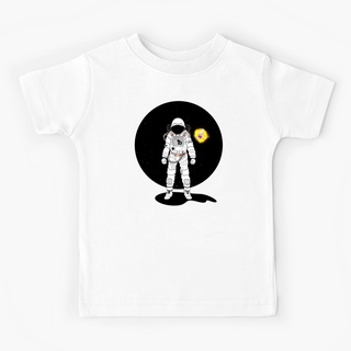 Zhongwei gráfico astronauta niños niño camisa divertida joven hipster vintage unisex casual niña niño camiseta lindo kawaii camisetas bebé niños top S-3XL