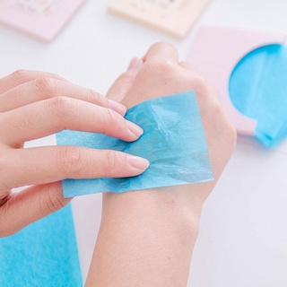 papel absorbente de aceite de lino de venta caliente para hombres y control aceitoso facial azul absorbente de aceite maquillaje i6i4 (3)