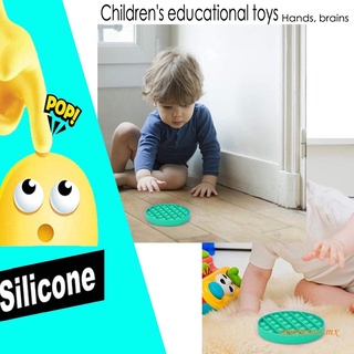 bj push pop pop bubble fidget juguete, forma ovalada sensorial juguete, autismo especial