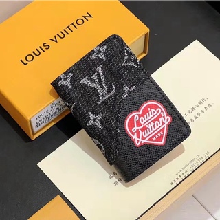Disparo físico 100% original auténtico Louis Vuitton LV nueva billetera corta para hombre M81015 billetera de bolsillo con caja (6)