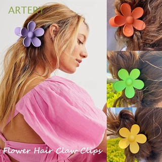 ARTERY Nuevo Horquilla Belleza Plástico Flor Pelo grueso Caliente Ropa de moda Cuero cabelludo inofensivo Fácil de mantener el peinado/Multicolor