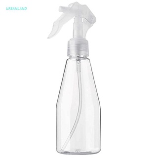 urbanland 1/5pcs 200ml plástico transparente vacío spray botella recargable fina niebla gatillo pulverizador cosmético contenedor a prueba de fugas atomizador