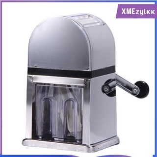 [xmezylkk] manual trituradora de hielo afeitadora máquina de trituración mini cocina de mano de nieve cono de hielo afeitadora de hielo interruptor de acero inoxidable rápido