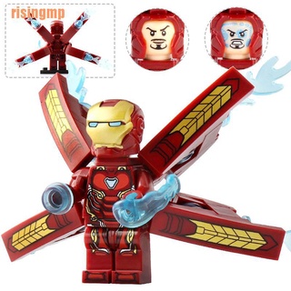 Risingmp (¥) Iron man MK50 super-british brick super hero compatible legoINGlys (2)
