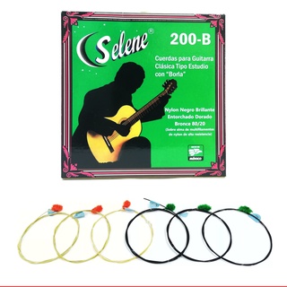 Juego De Cuerdas Guitarra Nylon Selene 200b S1
