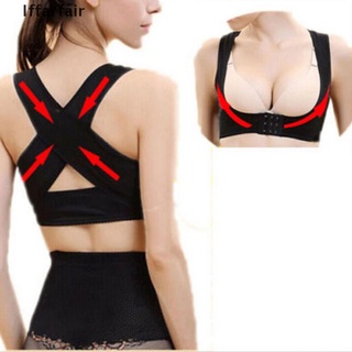 [Iffarfair] Women Adjustable Shoulder Back Posture Corrector Chest Brace Support Belt Vest .