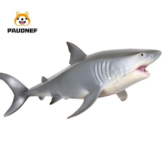 animales de la vida marina gran tiburón blanco el pvc figuras simulación els juguetes