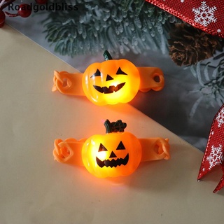 roadgoldbliss - pulsera de calabaza luminosa para halloween, regalo para niños, decoración de fiesta