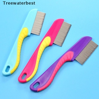 [treewaterbest] peine de rastrillo para mascotas/recortador de pelo/perro/gato/alfileres de acero inoxidable/herramienta de limpieza mx