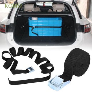 komei hot car cargo correa auto accesorios fuerte trinquete hebilla cinturón nuevo cargo bundling 1-6m negro equipaje lashing