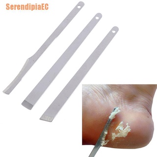 serendipiaec (~) 3 piezas manicura pedicura herramientas dedo del pie afeitadora de uñas clipper removedor de piel muerta