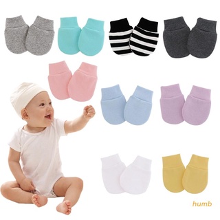 humb 1 Pair Baby Anti Scratching Soft Cotton Gloves Newborn Protection Face Scratch Mittens Infant Handguard Supplies