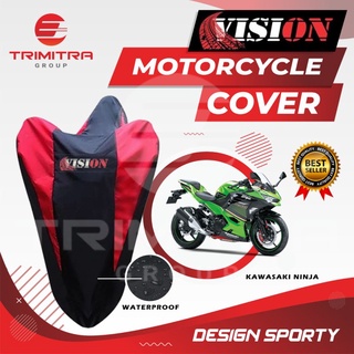 Ninja guantes de motocicleta impermeable cubierta de Color visión marca - rojo presente H1J4 última cubierta del cuerpo accesorios de motocicleta (1)