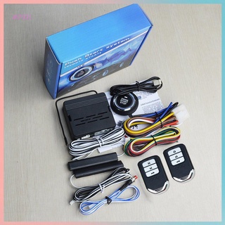 Original Car Keyless Entry System One Button Universal Start Vibration Alarm Pke 12V Remote Control Induction Starter (6)