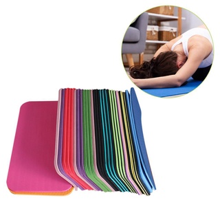 Tapete De yoga impermeable Tpe Knee Pad gym Pilates mezclación Fitness 380x210 X 6mm