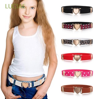 luciae cintura elástica cinturón adolescente vestidos elásticos cinturones corazón moda estiramiento ajustable niños niñas