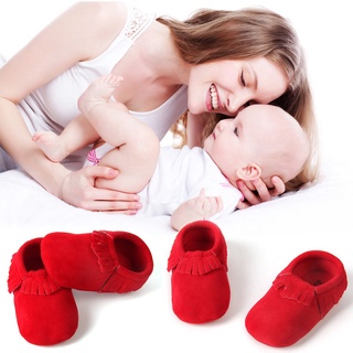 * KT bebé bebés niños niñas cómodo exfoliante tipo suave suela zapatos de gamuza