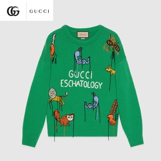 💥 Alta Calidad 💥 Suéter Gucci Suéter Unisex Moda Manga Larga Suéter De Punto Cálido