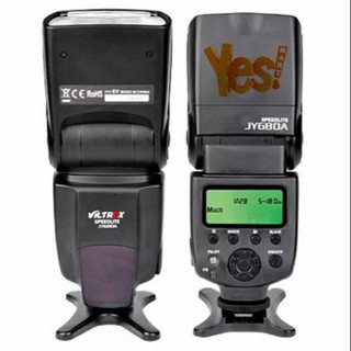 (Flash) LCD Speedlite Flash Speedlite Viltrox JY680A Universal para Canon Nikon
