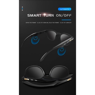 [ready] Óculos de condução óssea G3/G4 óculos inteligentes compatíveis com Bluetooth Óculos de sol esportivos ao ar livre TWS lente de olho de fone de ouvido usando RUISAT (6)