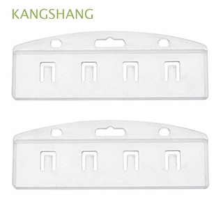 KANGSHANG - funda de tarjeta de peso ligero, duradera para tarjetas de identificación, 5 unidades, plástico transparente, tarjeta de trabajo, cubierta de tarjeta de visita
