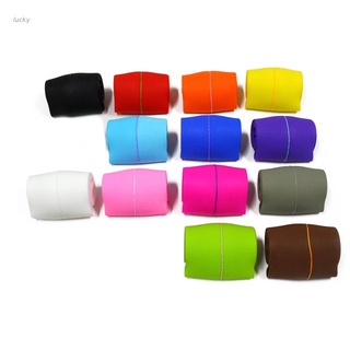 lucky Car Universal Steering Wheel Cover Colorful Non-slip Silicone Steering Wheel Protective Sleeve Auto Interior Decoration