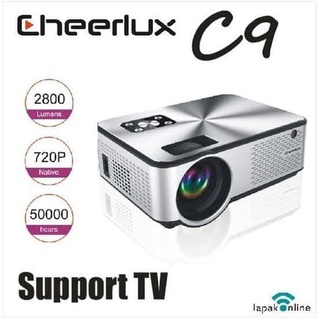 (Iramang-partes) Cheerlux C9 Wifi LED proyector 2800 Mini HD 720p HDMI USB proyector limitado