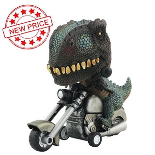 dinosaurio juguete coche de fricción powered motocicleta juego t-rex triceratops y juguetes q9z8