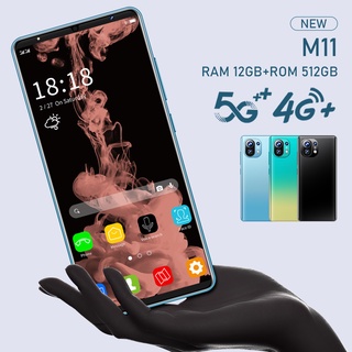Celulares M11 5g versión global smartphone 12gb ram 512GB rom 10 Core 6.1 "android 10 24mp+32mp 5200mah teléfono