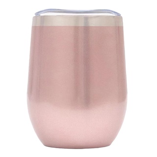 12 oz Wine Tumbler, Stainless Steel Stemless Tumbler with Lid, Vacuum Insulated Double Wall Flask for Home,Office, Wine, (6)