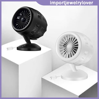 [import] ventilador de escritorio usb, pequeño ventilador portátil silencioso para mesa de oficina de escritorio, ajuste 5-20 para una mejor refrigeración, 2 velocidades