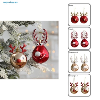 una bola de plástico colgante de navidad bolas de ciervo alce bola de navidad adornos amplia aplicación para el hogar