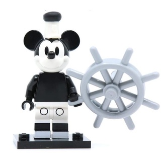 Lego Mickey Mouse minifigura Disney Minnie Donald Duck ladrillos juguetes para niños