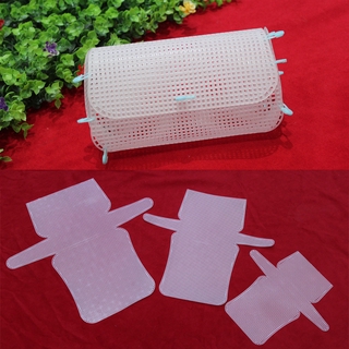 Bsmx - hoja de malla de plástico para tejer y tejer, diseño de chenilla, bricolaje, accesorios, ayudante de punto Bsxx (2)
