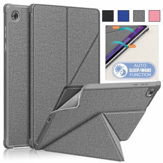 For Samsung Galaxy Tab A7 2020 SM-T500 SM-T505 Case Fabric Soft Magnetic Flip Stand Case.