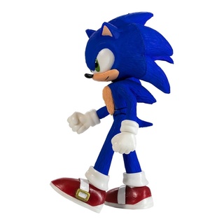 Muñeco Super Sonic Hedgehog Figura Articulada con Luz 24cm