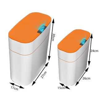 NVSHEN 13-16L Automático Cubo de basura Costura estrecha Cubo de basura Bote de basura Accesorios de baño Electrónico Hogar Impermeable Suministros de cocina Sensor inteligente/Multicolor (2)