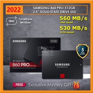 Samsung 860 Pro series 2TB 2.5 " Unidad De Estado Sólido SSD (MZ-76P4T0BW)